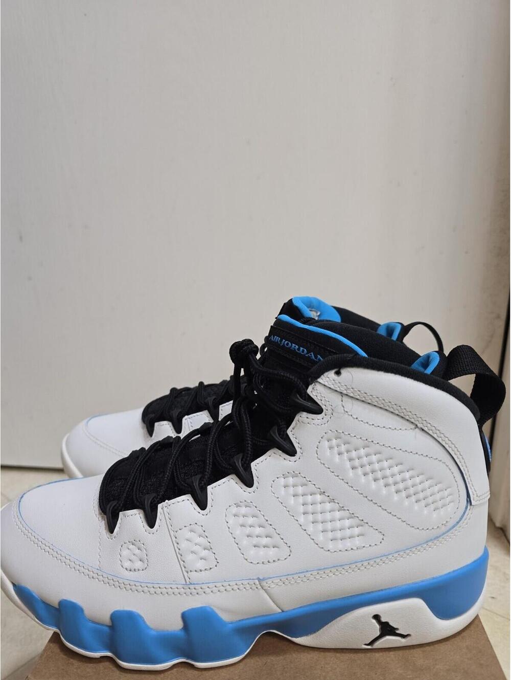 Air Jordan 9 Powder Blue Sneaker White 2024 FQ8992-101 - Picture 3 of 8